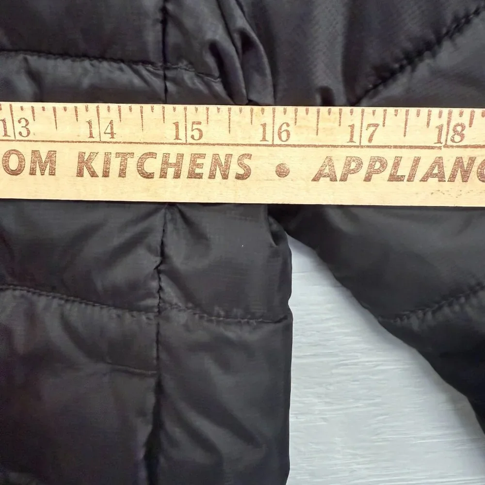 The Children's Place Boys Black Puffer Jacket Full Zip‎ Quilted Coat Size M 7/8